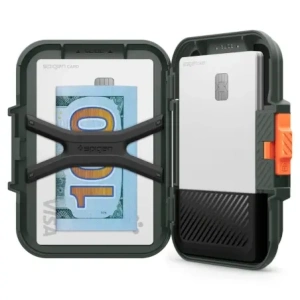Kup Spigen Lock Fit MagSafe Univerzális Mágneses Kártyatartó Katonai Zöld - SPN16740 - {ean13} - Sklep Home Screen