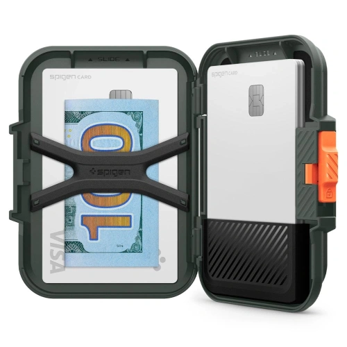 Kup Spigen Lock Fit MagSafe Universeller Magnet Kartenhalter Militärgrün - SPN16740 - {ean13} - Sklep Home Screen