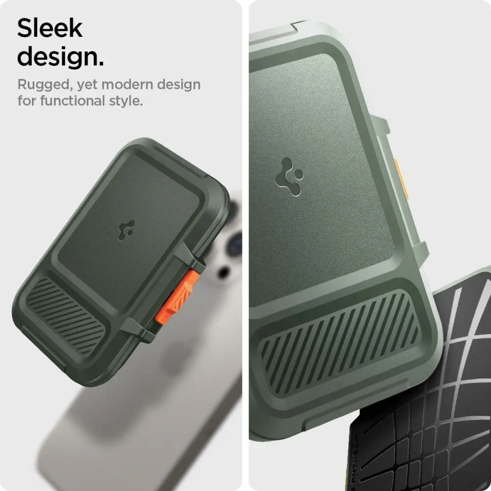 Uchwyt magnetyczny Spigen Lock Fit MagSafe Universal Magnetic Card Holder Military Green
