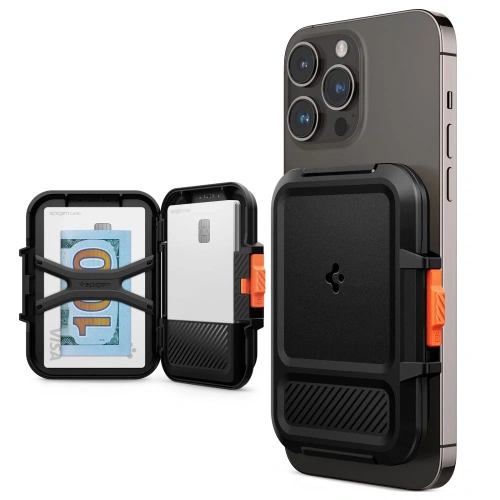 Kup Uchwyt magnetyczny Spigen Lock Fit MagSafe Universal Magnetic Card Holder Black - SPN16741 - {ean13} - Sklep Home Screen