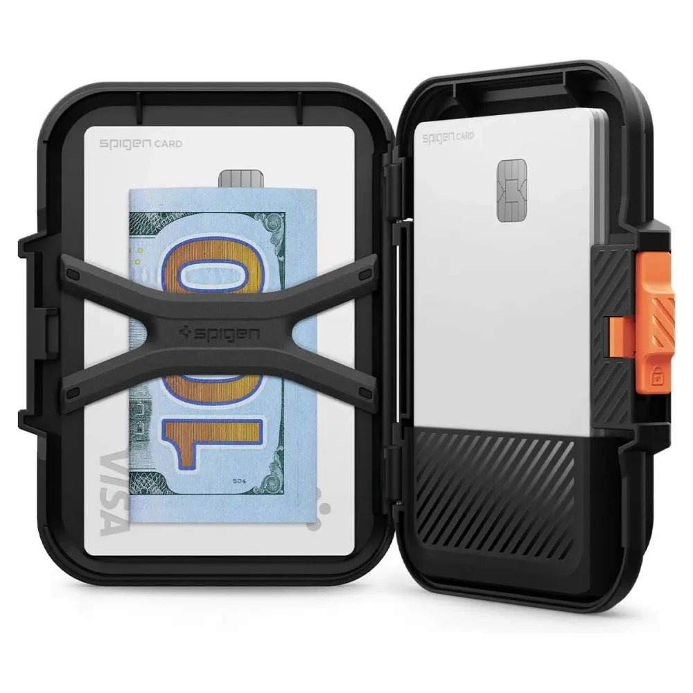 Uchwyt magnetyczny Spigen Lock Fit MagSafe Universal Magnetic Card Holder Black