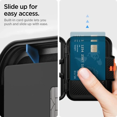 Buy Spigen Lock Fit MagSafe Universal Magnetic Card Holder Black - SPN16741 - {ean13} - Home Screen Store Europe