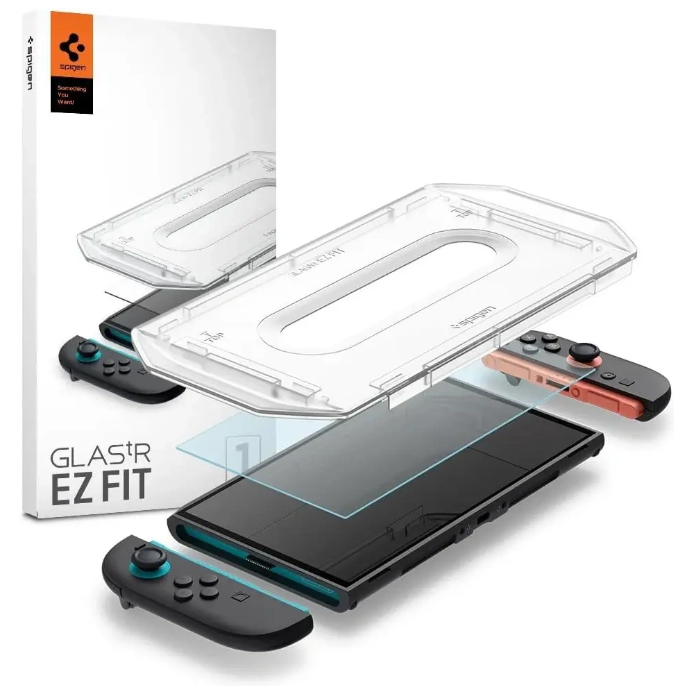 Szkło hartowane Spigen Glas.tr ez Fit Nintendo Switch 2 Clear [2 PACK]