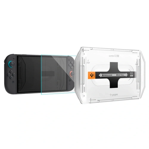 Buy Spigen Glas.tr ez Fit Nintendo Switch 2 Clear [2 PACK] - SPN16742 - {ean13} - Home Screen Store Europe