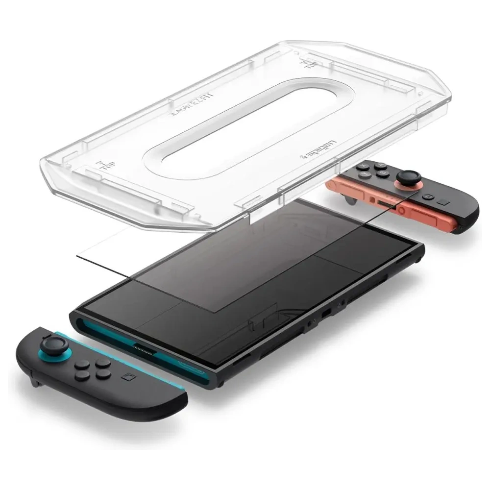 Szkło hartowane Spigen Glas.tr ez Fit Nintendo Switch 2 Clear [2 PACK]