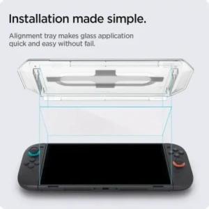 Buy Spigen Glas.tr ez Fit Nintendo Switch 2 Clear [2 PACK] - SPN16742 - {ean13} - Home Screen Store Europe