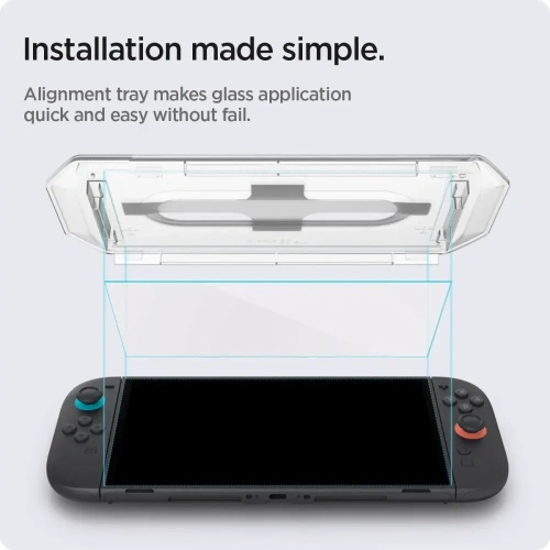 Buy Spigen Glas.tr ez Fit Nintendo Switch 2 Clear [2 PACK] - SPN16742 - {ean13} - Home Screen Store Europe