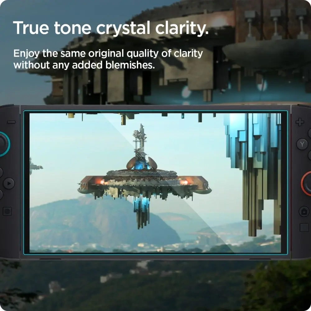 Szkło hartowane Spigen Glas.tr ez Fit Nintendo Switch 2 Clear [2 PACK]