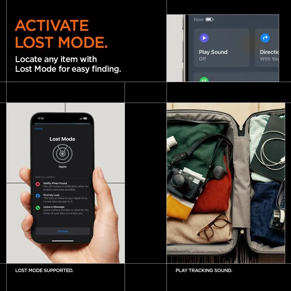 Lokalizator Spigen Tagme Bluetooth Tracker Black