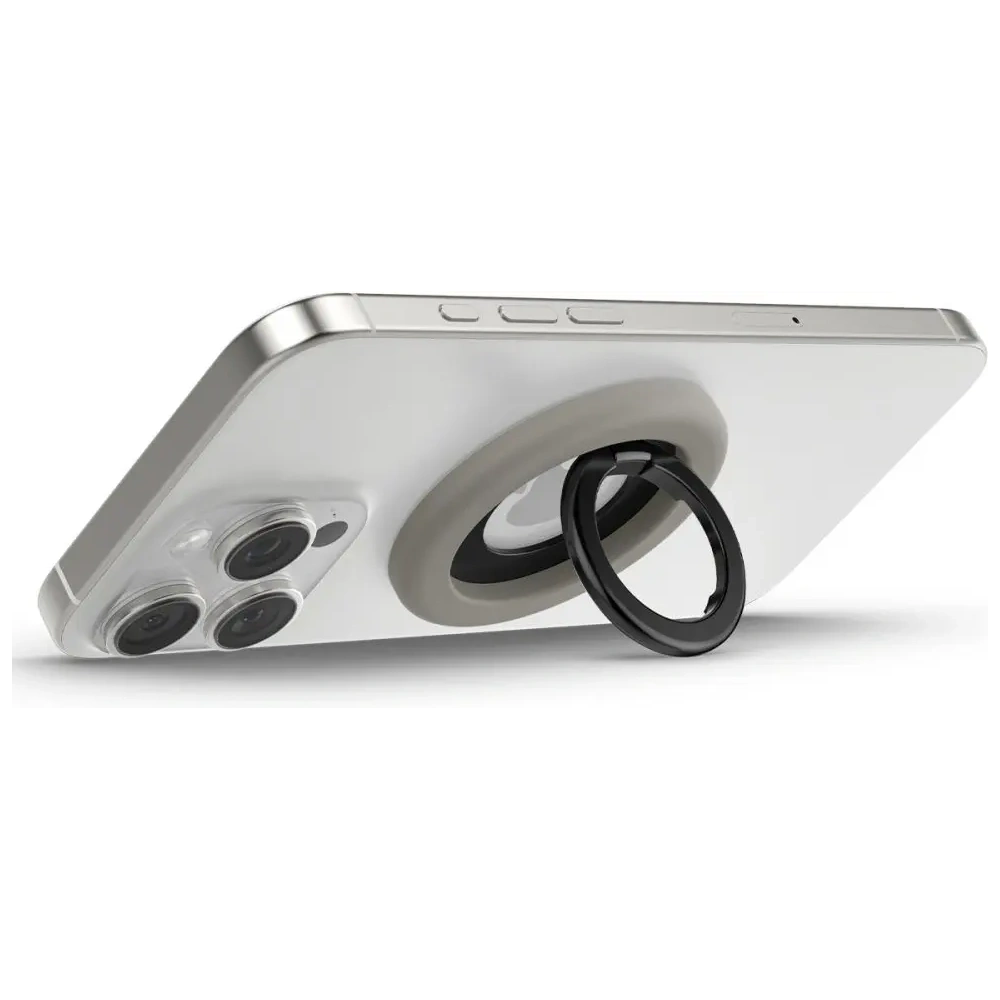 Uchwyt magnetyczny Spigen Nano Pop MagSafe Phone Ring Truffle Grey