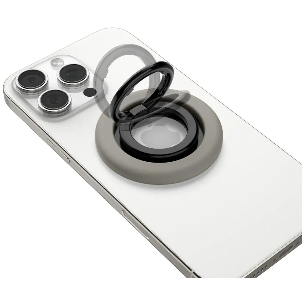 Uchwyt magnetyczny Spigen Nano Pop MagSafe Phone Ring Truffle Grey