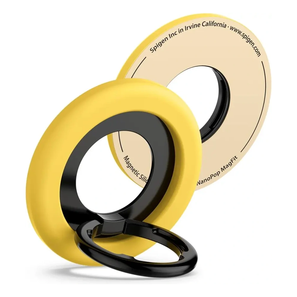 Uchwyt magnetyczny Spigen Nano Pop MagSafe Phone Ring Mango Yellow