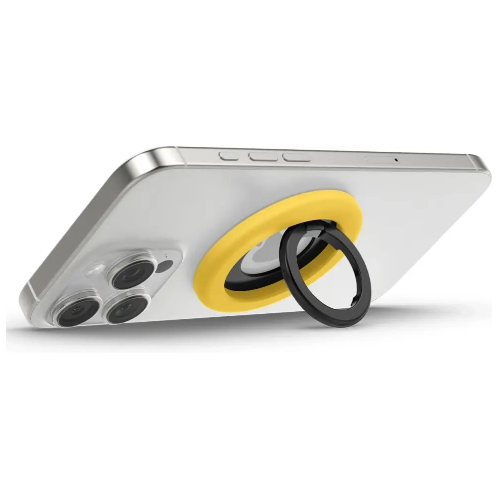 Uchwyt magnetyczny Spigen Nano Pop MagSafe Phone Ring Mango Yellow