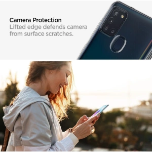 Kup Etui Spigen Liquid Crystal Samsung Galaxy A21s Crystal Clear - SPN1123CL - {ean13} - Sklep Home Screen