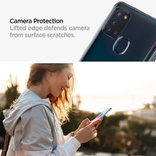 Kup Etui Spigen Liquid Crystal Samsung Galaxy A21s Crystal Clear - SPN1123CL - {ean13} - Sklep Home Screen