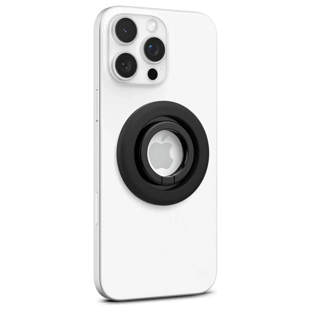 Uchwyt magnetyczny Spigen Nano Pop MagSafe Phone Ring Black Sesame