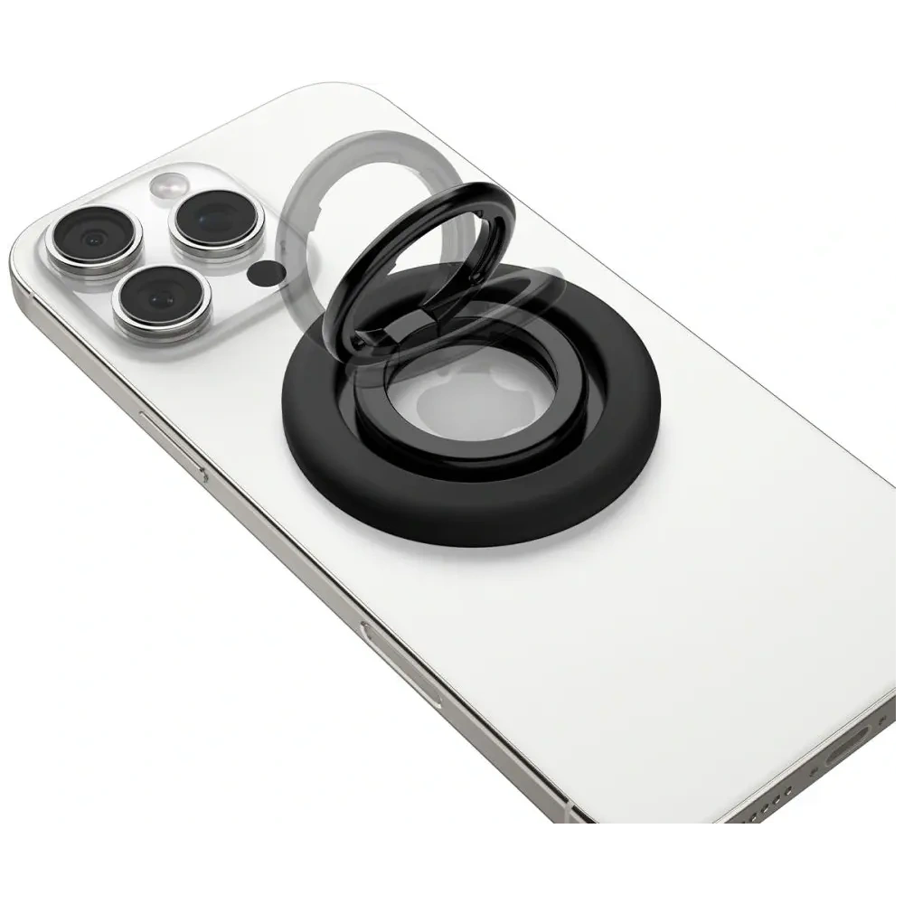 Uchwyt magnetyczny Spigen Nano Pop MagSafe Phone Ring Black Sesame