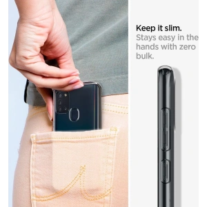 Kup Etui Spigen Liquid Crystal Samsung Galaxy A21s Crystal Clear - SPN1123CL - {ean13} - Sklep Home Screen