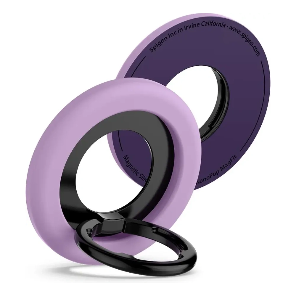 Uchwyt magnetyczny Spigen Nano Pop MagSafe Phone Ring Grape Purple