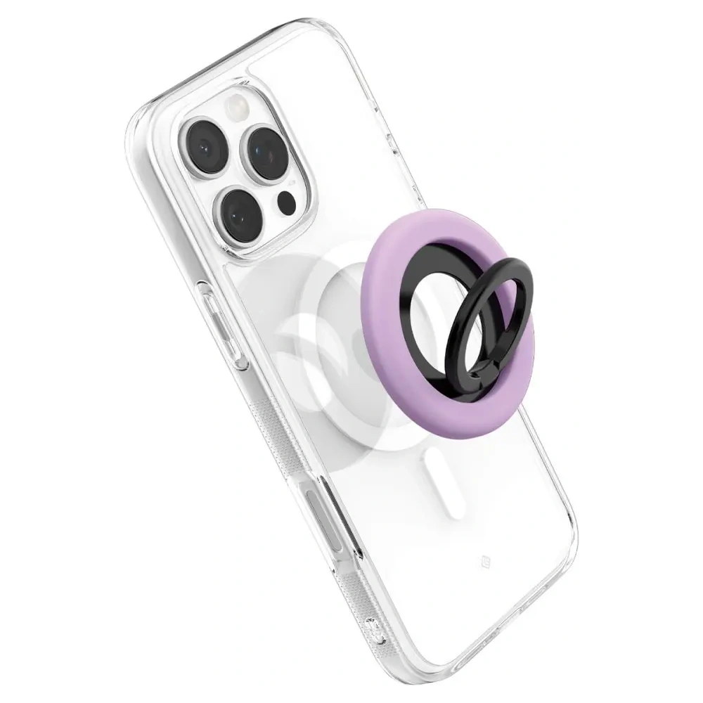Uchwyt magnetyczny Spigen Nano Pop MagSafe Phone Ring Grape Purple