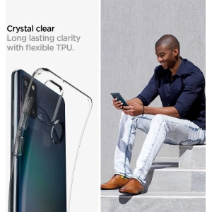 Kup Etui Spigen Liquid Crystal Samsung Galaxy A21s Crystal Clear - SPN1123CL - {ean13} - Sklep Home Screen