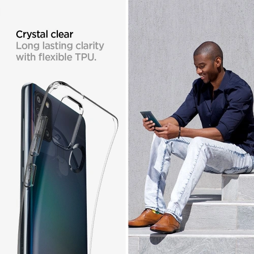 Kup Etui Spigen Liquid Crystal Samsung Galaxy A21s Crystal Clear - SPN1123CL - {ean13} - Sklep Home Screen