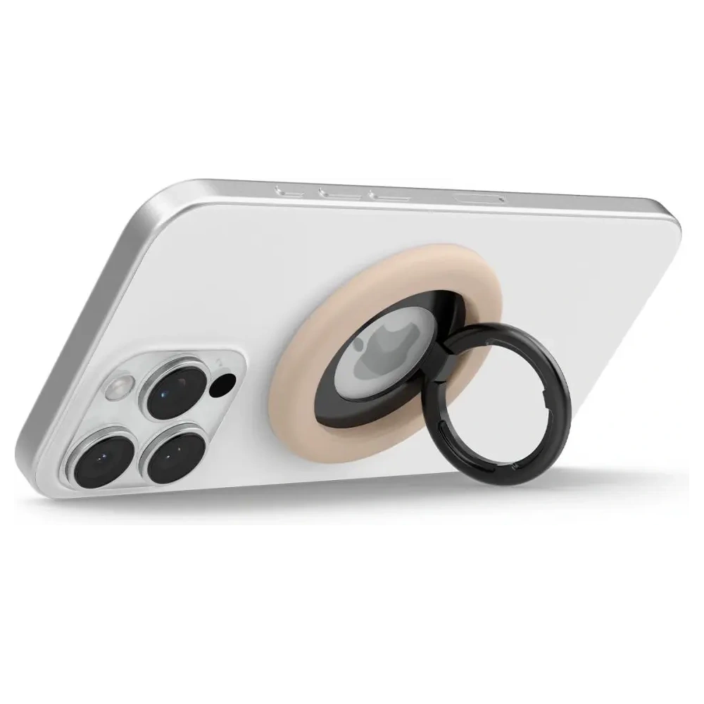 Uchwyt magnetyczny Spigen Nano Pop MagSafe Phone Ring Coconut Beige
