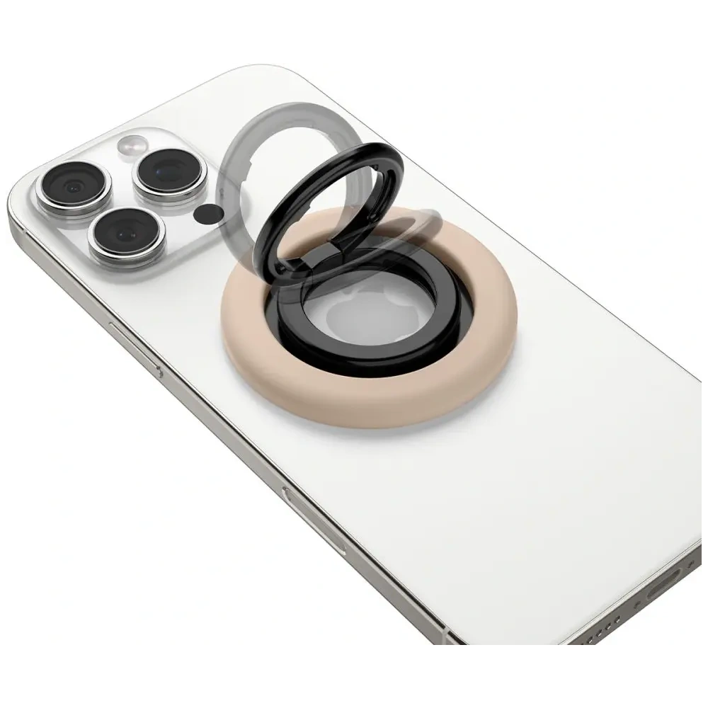 Uchwyt magnetyczny Spigen Nano Pop MagSafe Phone Ring Coconut Beige