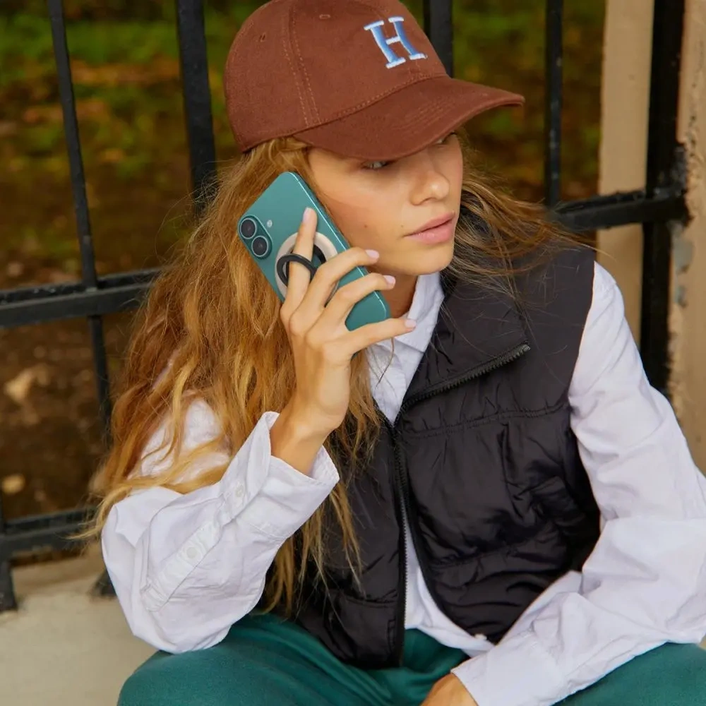 Uchwyt magnetyczny Spigen Nano Pop MagSafe Phone Ring Coconut Beige