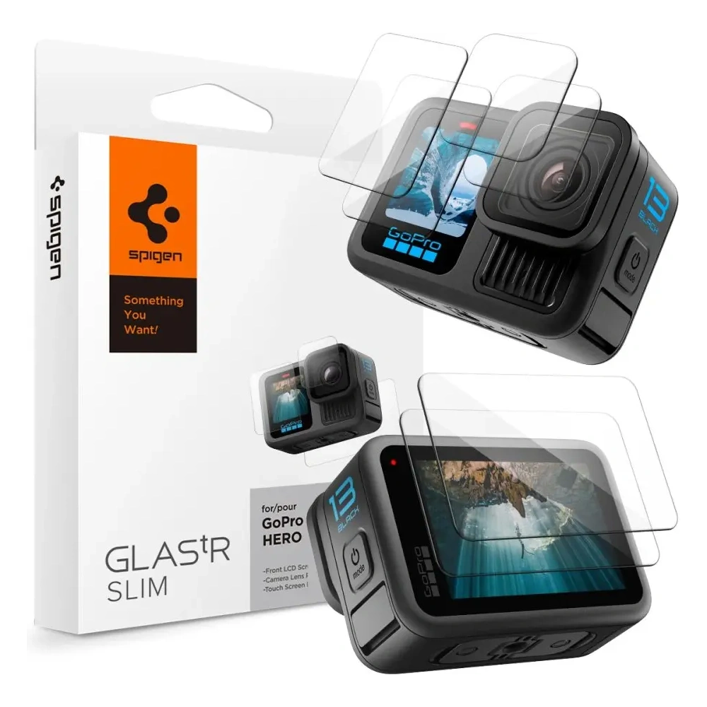 Szkło hartowane Spigen Glas.tr Slim Gopro Hero 13 Clear [2 PACK]