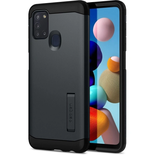 Kup Etui Spigen Tough Armor Samsung Galaxy A21s Metal Slate - SPN1125MTL - {ean13} - Sklep Home Screen