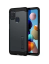 Spigen Samsung Gehäuse Tough Armor Galaxy A21s Metall Schiefer