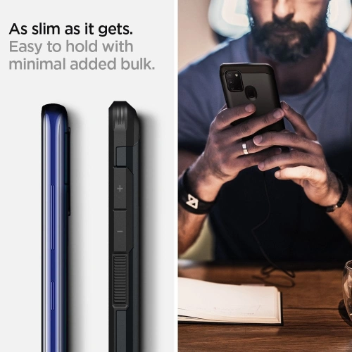 Kup Etui Spigen Tough Armor Samsung Galaxy A21s Metal Slate - SPN1125MTL - {ean13} - Sklep Home Screen