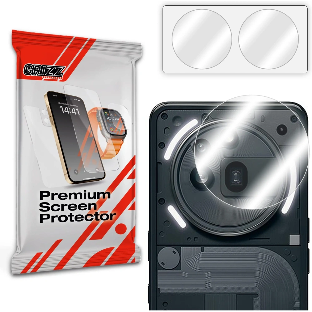 Szkło na aparat GrizzGlass HybridGlass Camera do Nothing Phone (3a) Pro