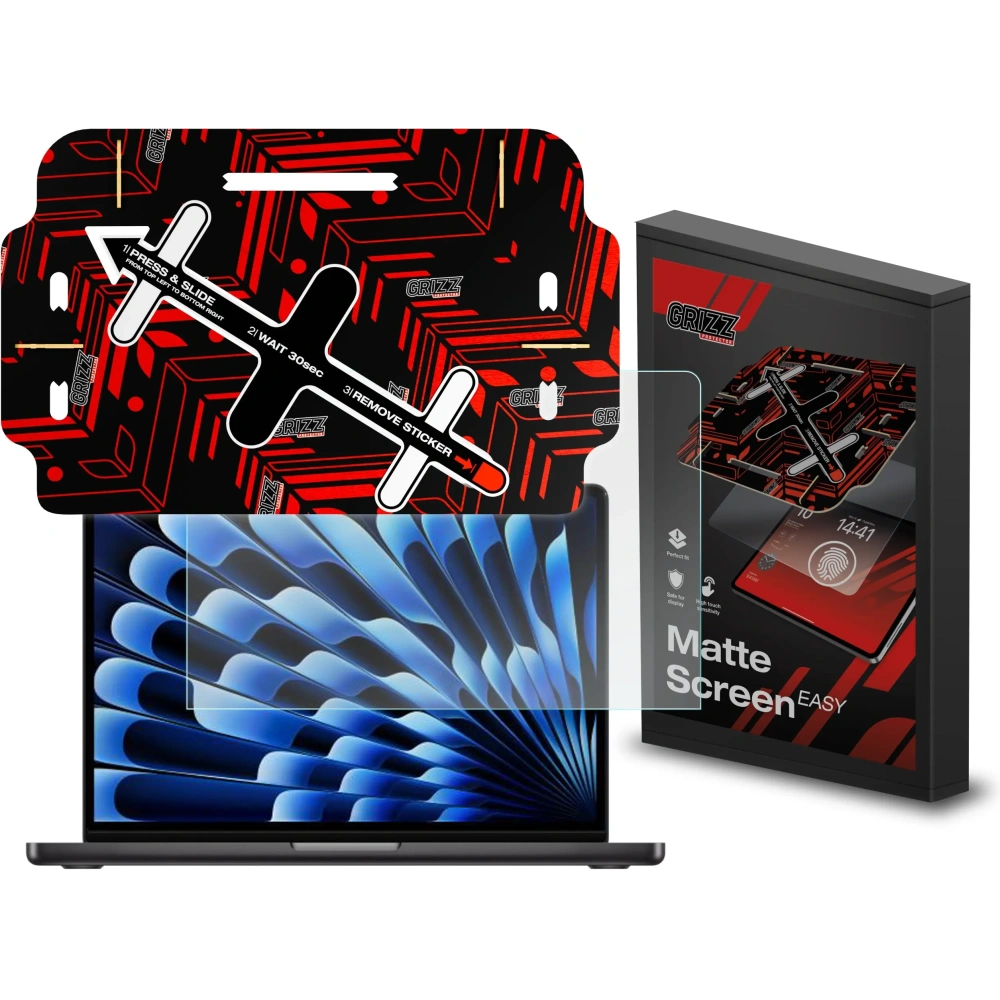 Folia matowa GrizzGlass MatteScreen Easy do Apple MacBook Air 13" M4 2025