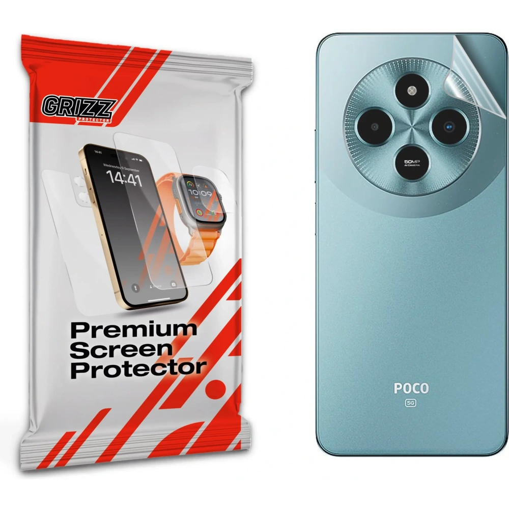 Folia na tył GrizzGlass SatinSkin do Xiaomi POCO M7 5G