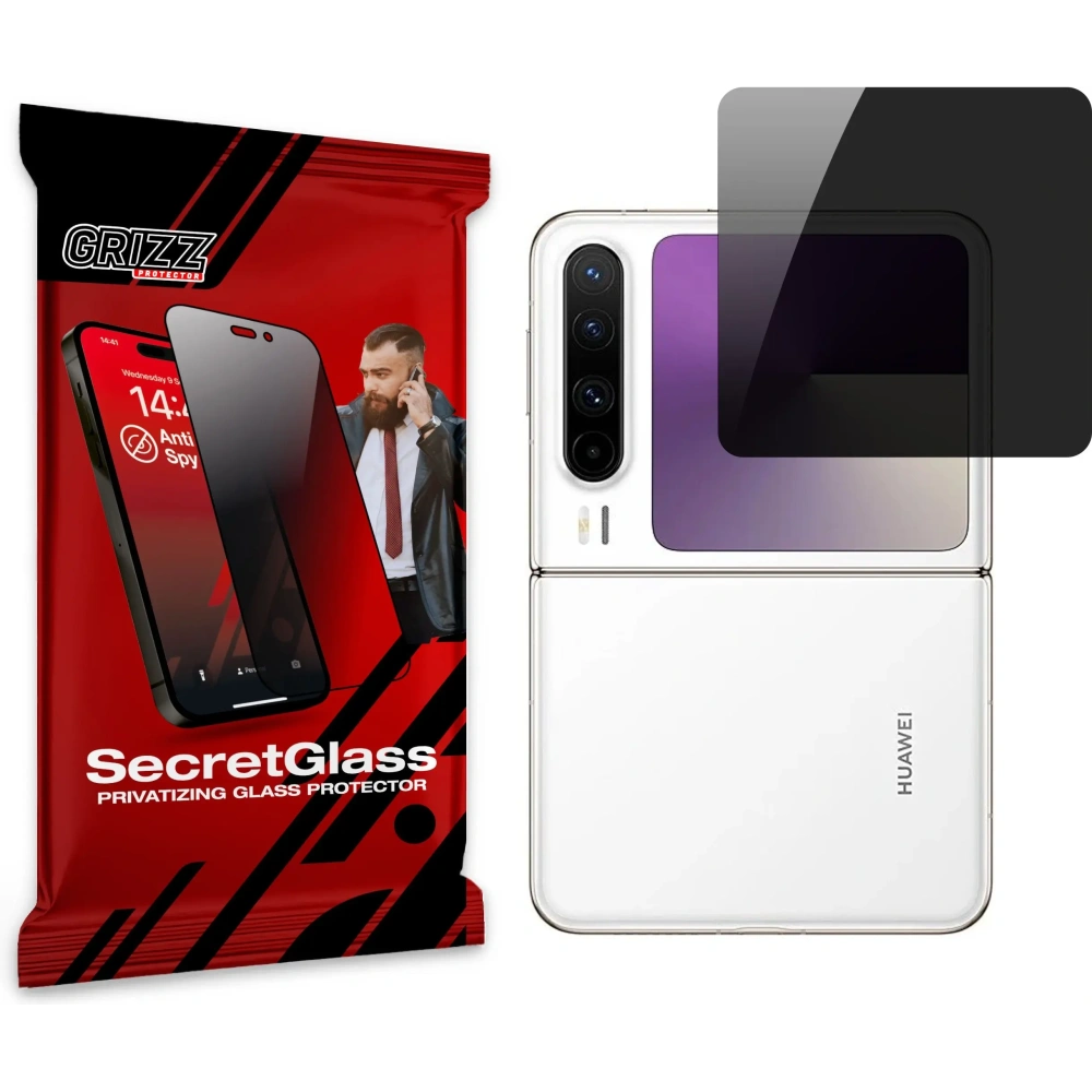 Matowe szkło prywatyzujące GrizzGlass SecretGlass do Huawei Pura X