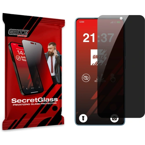 Matowe szkło prywatyzujące GrizzGlass SecretGlass do Xiaomi Redmi Note 14S