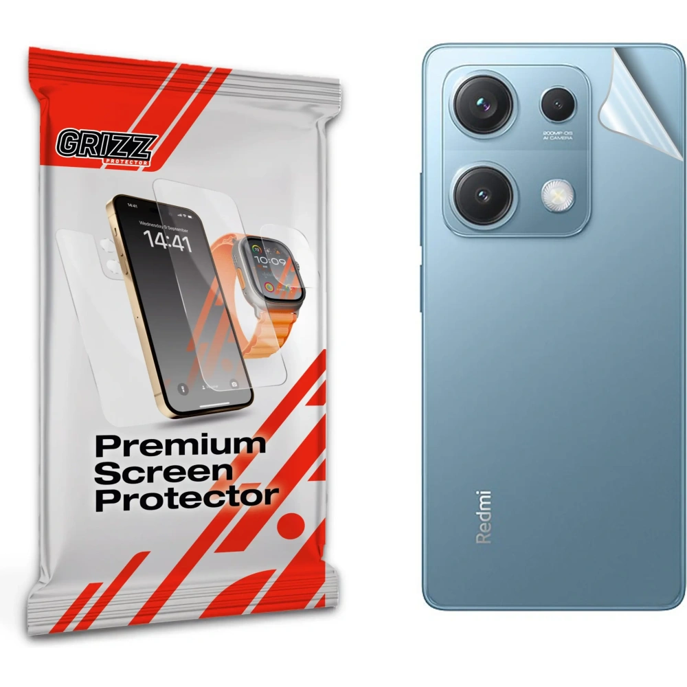 Folia na tył GrizzGlass SatinSkin do Xiaomi Redmi Note 14S