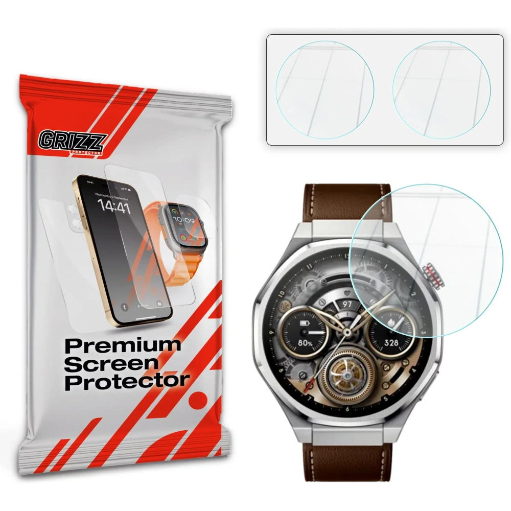 Szkło hybrydowe GrizzGlass HybridGlass do Honor Watch 5 Ultra