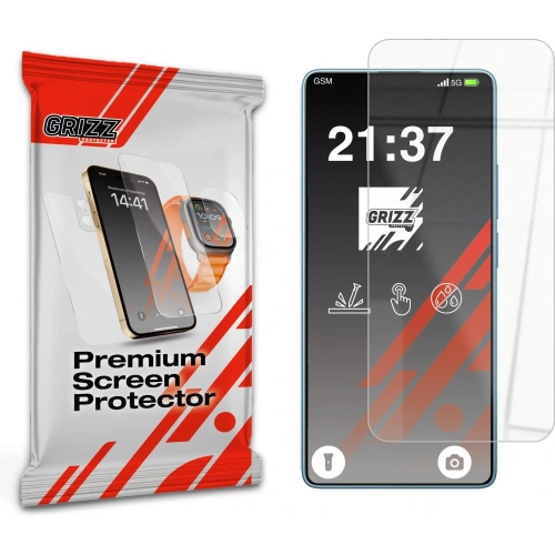 Kup Szkło hybrydowe GrizzGlass HybridGlass do Xiaomi Redmi Note 14S - GRZ13683 - {ean13} - Sklep Home Screen