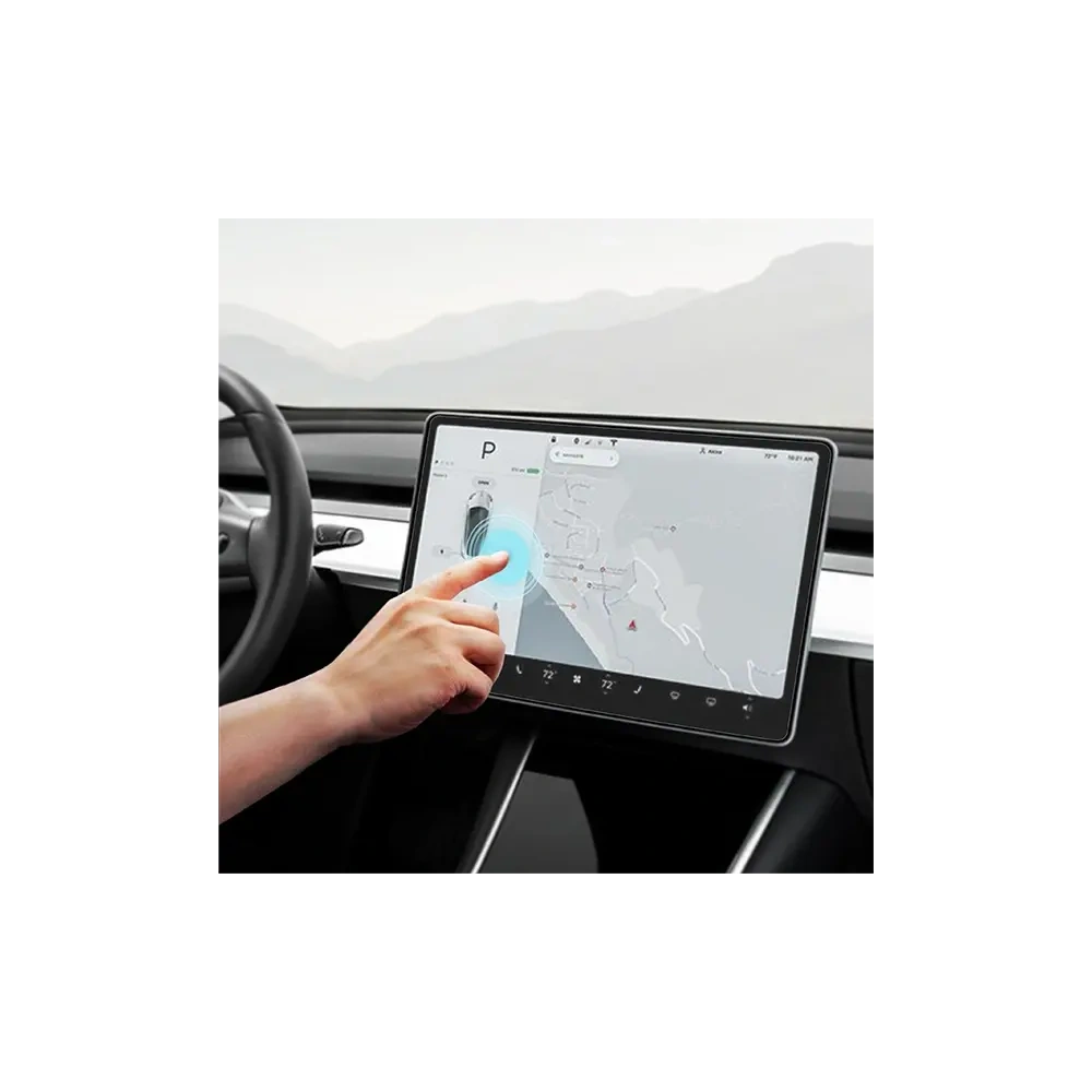 Folia matowa GrizzGlass CarDisplay MatteScreen Easy do Tesla Model Y Juniper (2024-2025) [2w1]