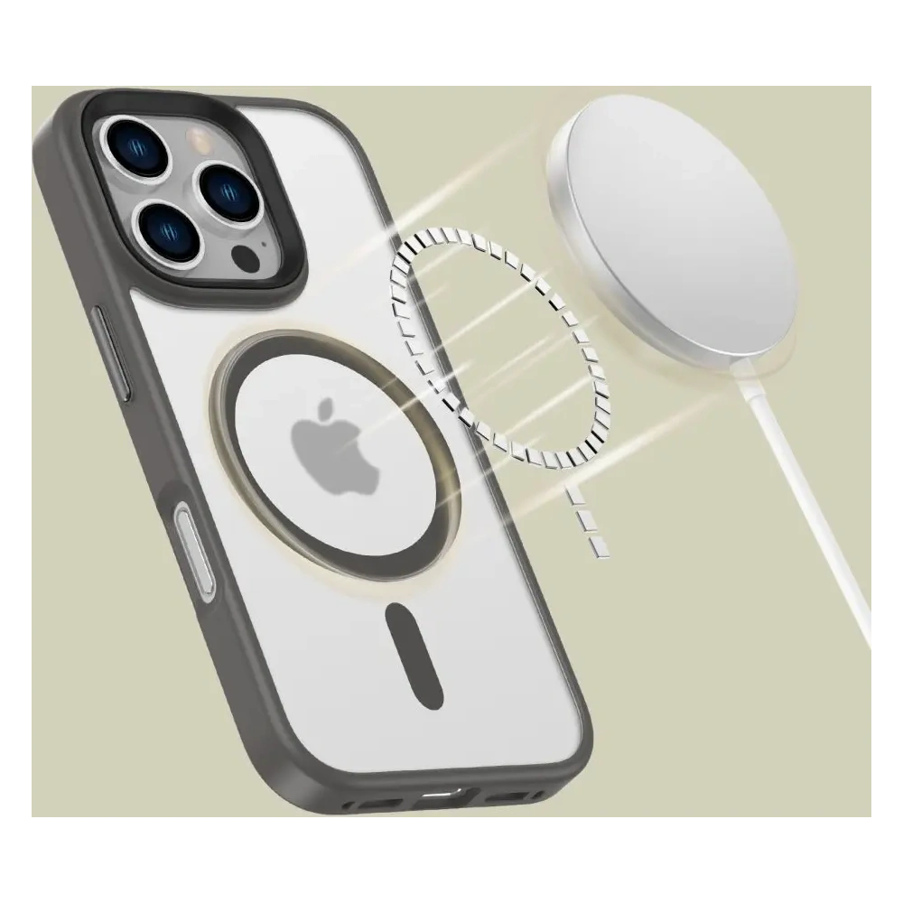 [CR] Etui Tech-Protect MagMat MagSafe Apple iPhone 16 Pro Matte Titanium