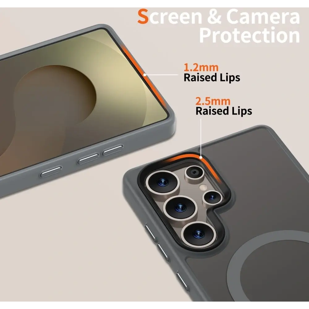 Etui Tech-Protect Magmat MagSafe Samsung Galaxy S25 Ultra Matte Titanium