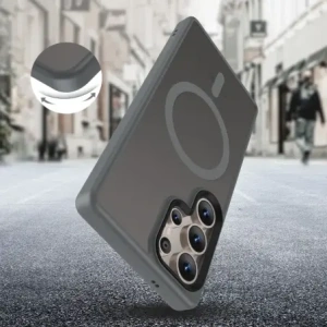 Buy Tech-Protect Magmat MagSafe Case for Samsung Galaxy S25 Ultra Matte Titanium - THP4049 - {ean13} - Home Screen Store Europe