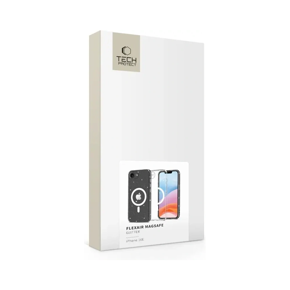Etui Tech-Protect Flexair MagSafe Apple iPhone 16e Glitter