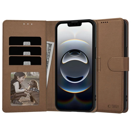Kup Tech-Protect Wallet Etui mit Klappe für Apple iPhone 16e Braun - THP4051 - {ean13} - Sklep Home Screen