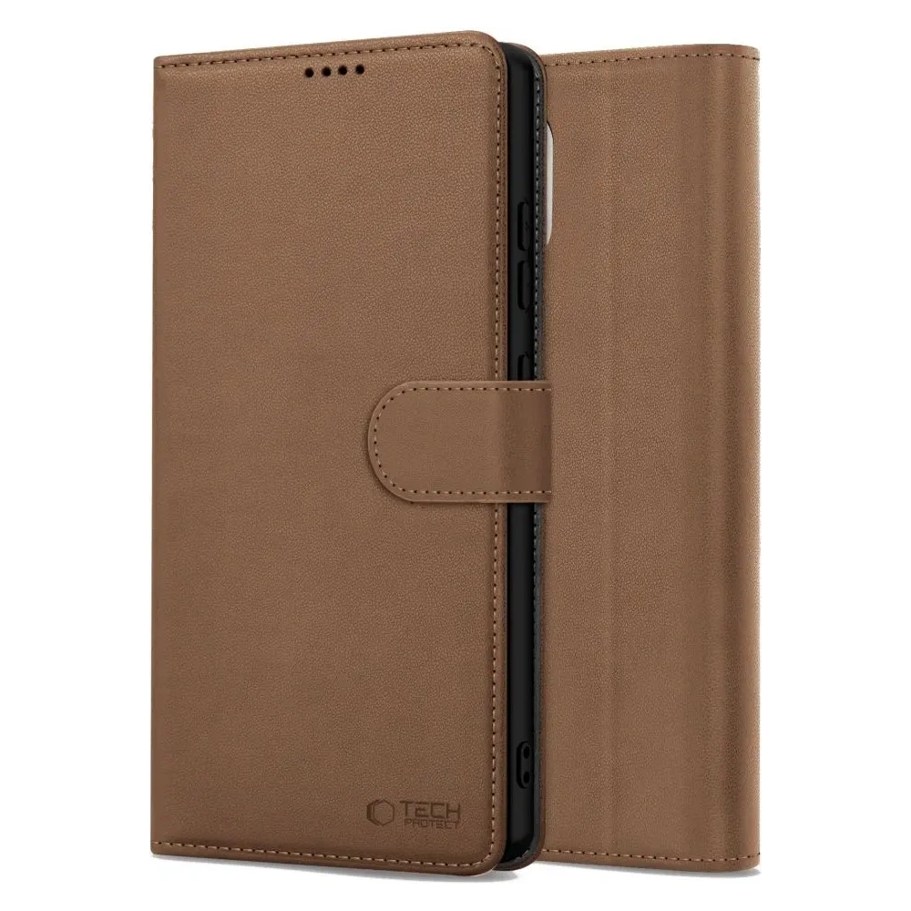 Etui z klapką Tech-Protect Wallet Apple iPhone 16e Brown