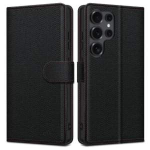 Buy Tech-Protect Wallet RS Case for Samsung Galaxy S25 Ultra Black/Red - THP4053 - {ean13} - Home Screen Store Europe