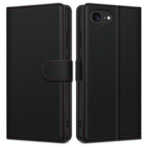 Kup Tech-Protect Wallet RS Apple iPhone 16e Fekete/piros fedeles tok - THP4054 - {ean13} - Sklep Home Screen